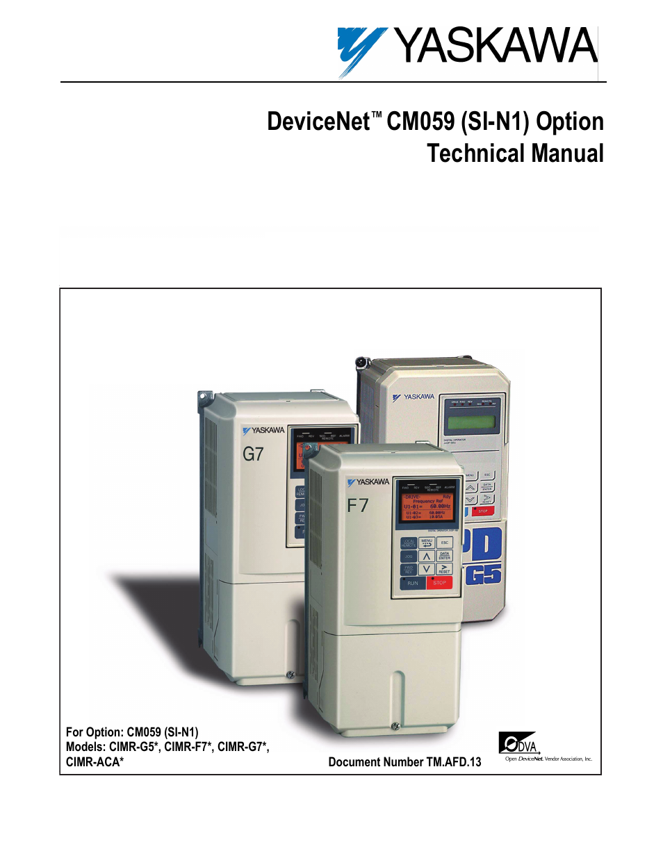 DeviceNet Option Card CM059