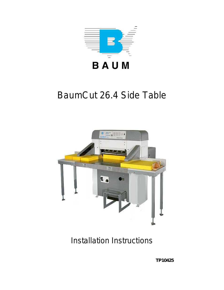 BaumCut 26.4: side table