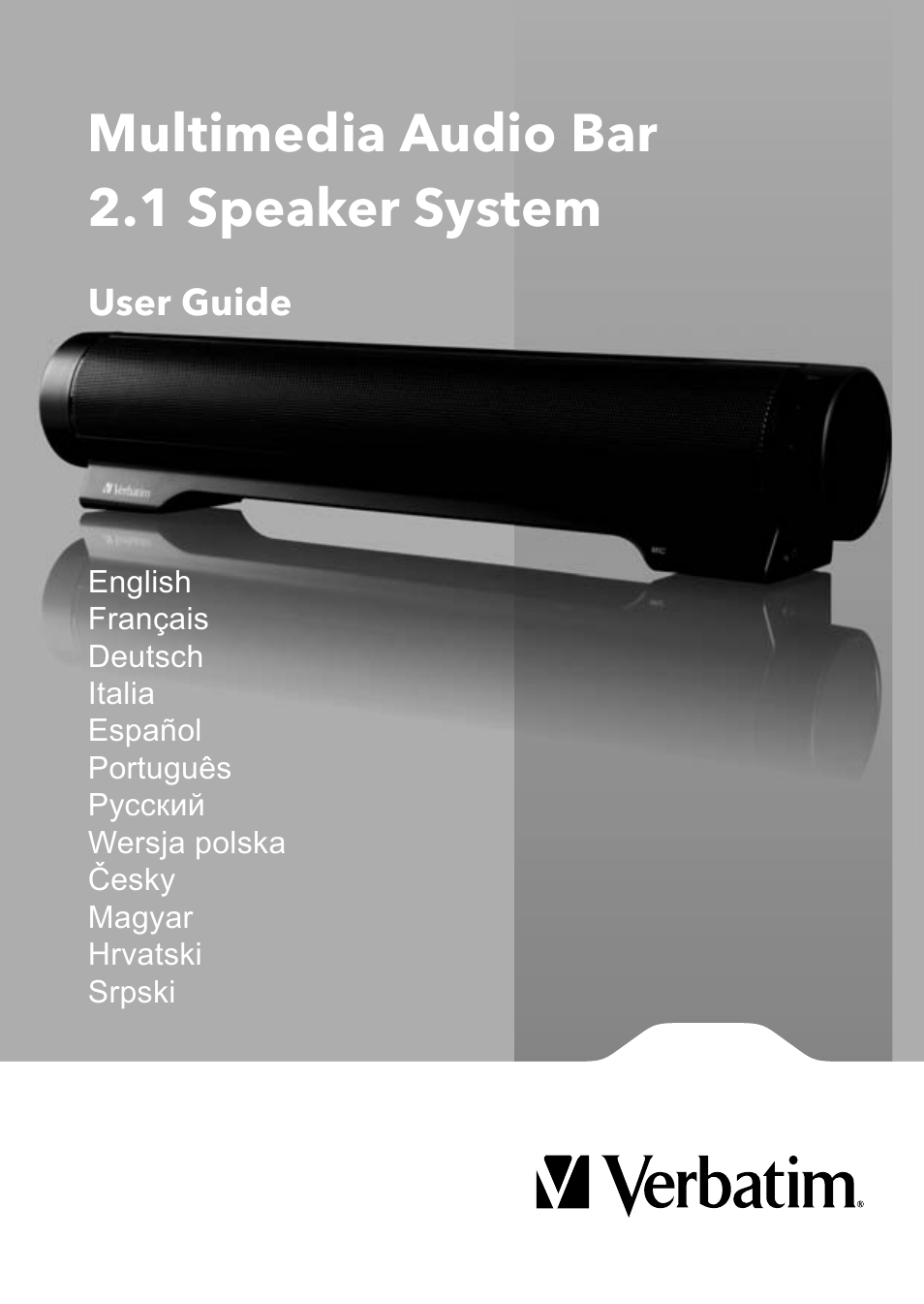 Multimedia Audio Bar 2.1 Speaker System