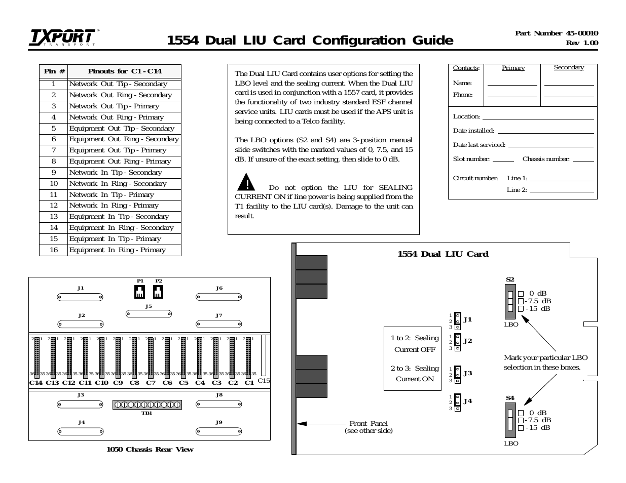 1544 (CG) Configuration/Installation Guide