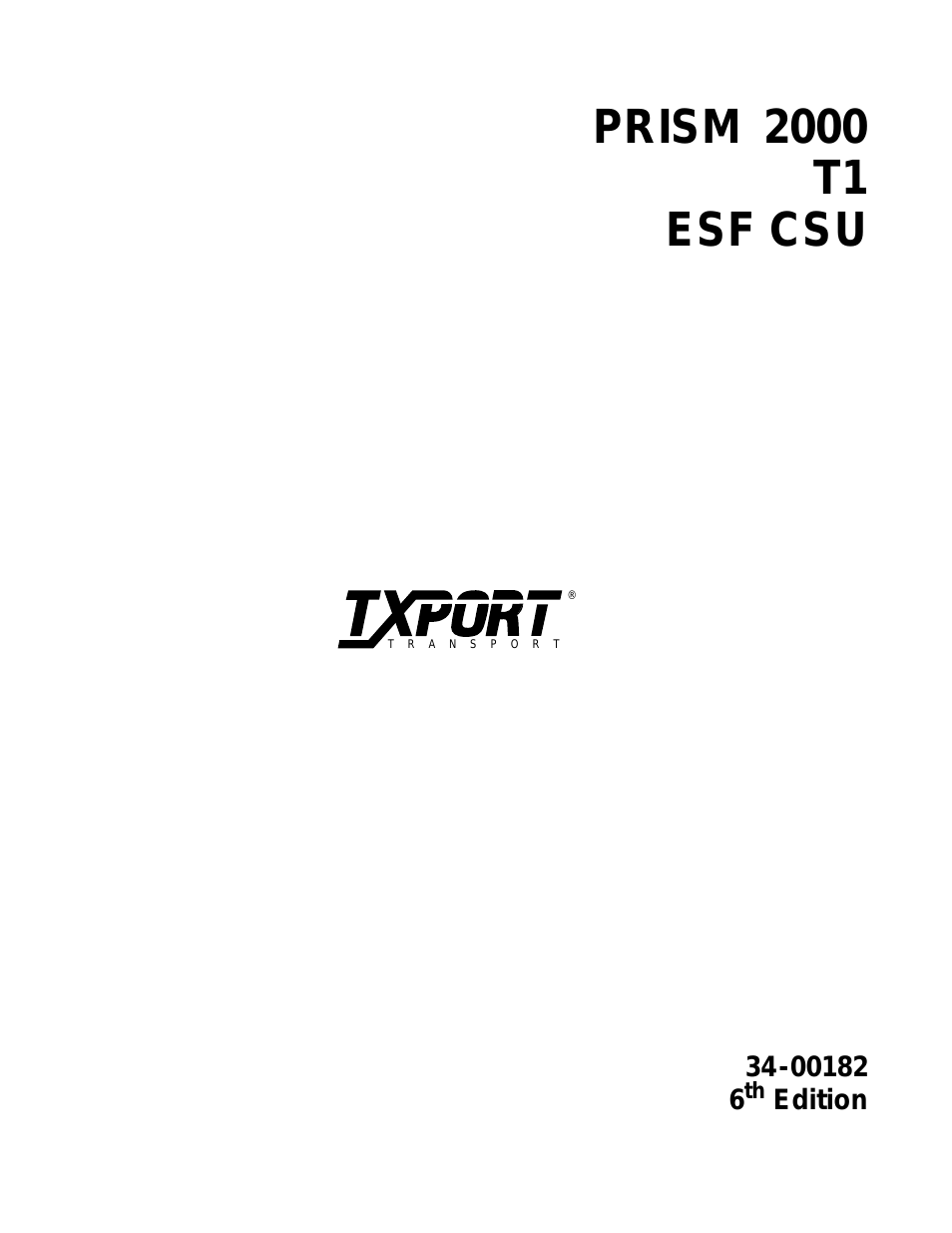 2000 (34-00182) Product Manual