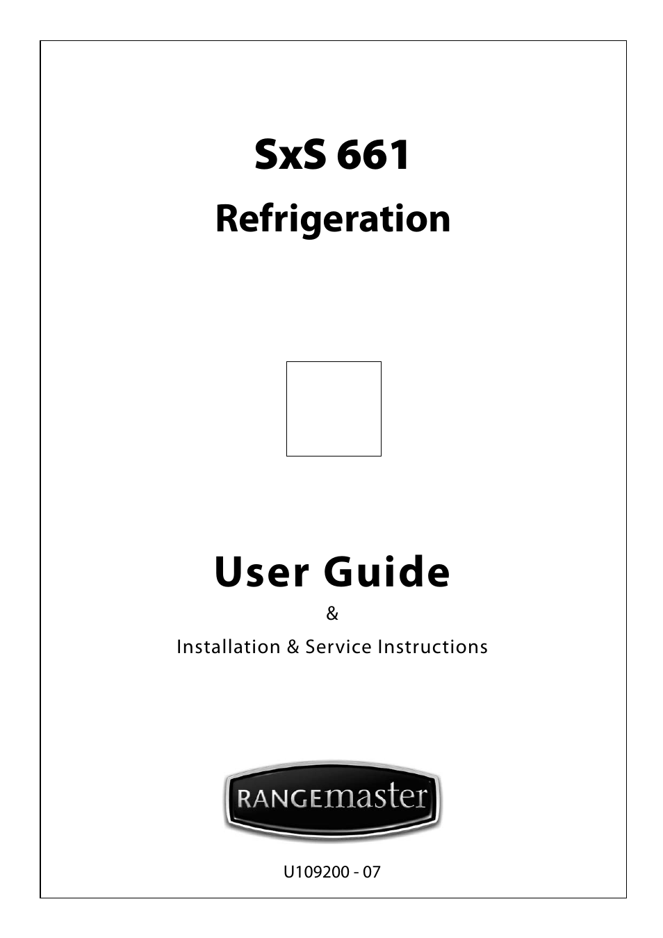 Refrigeration SxS 661