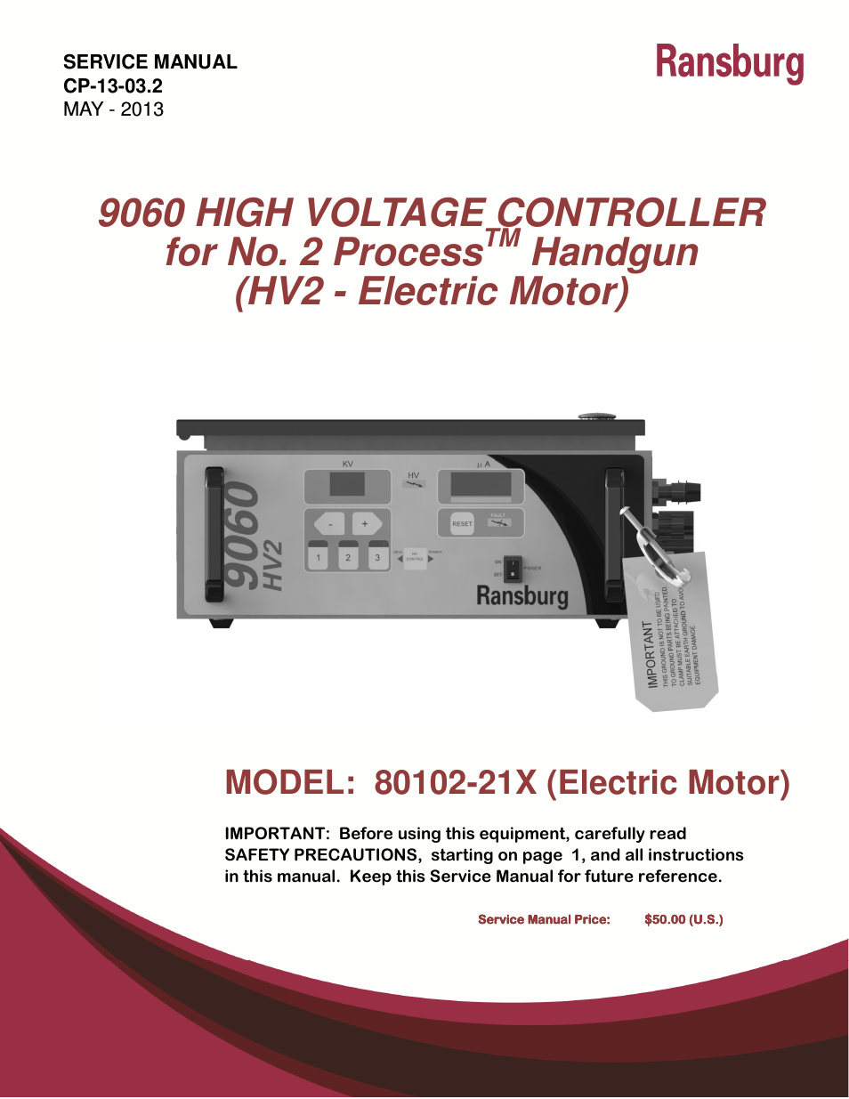 9060 HV P.S. Electric Motor 80102-21X