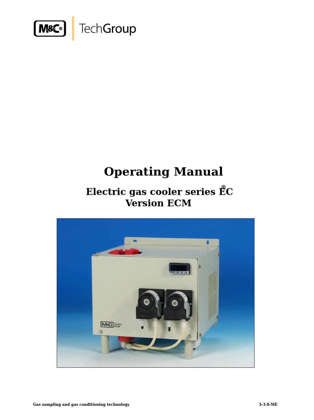 ECM Series Operator's manual
