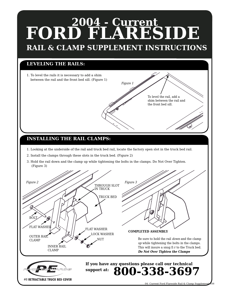 2004-Current BL Ford Flareside Clamp Supplement