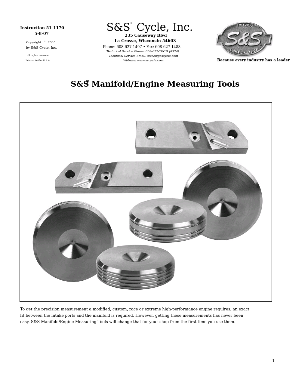 Manifold/Engine Measuring Tools