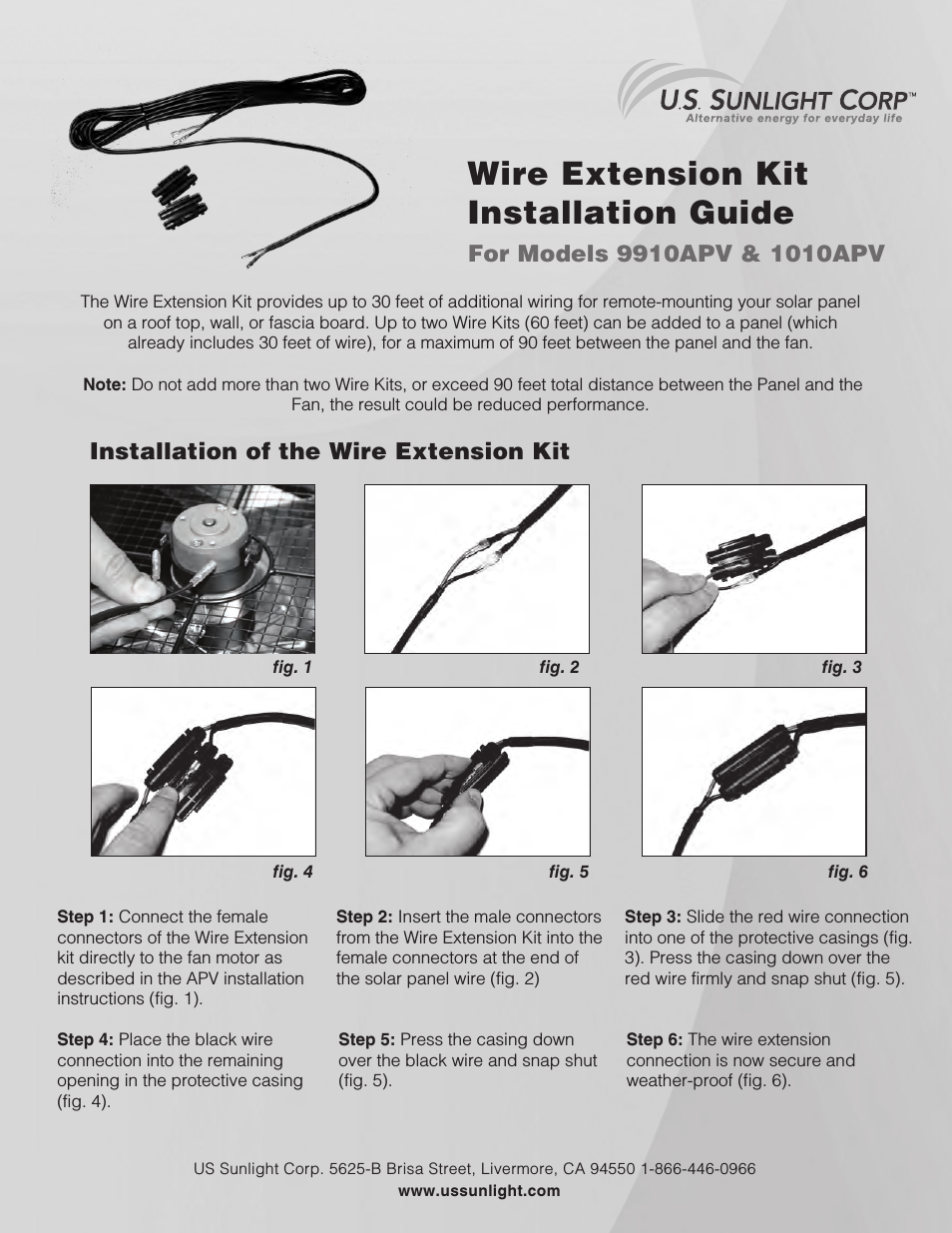 1010APV Wire Extension Kit