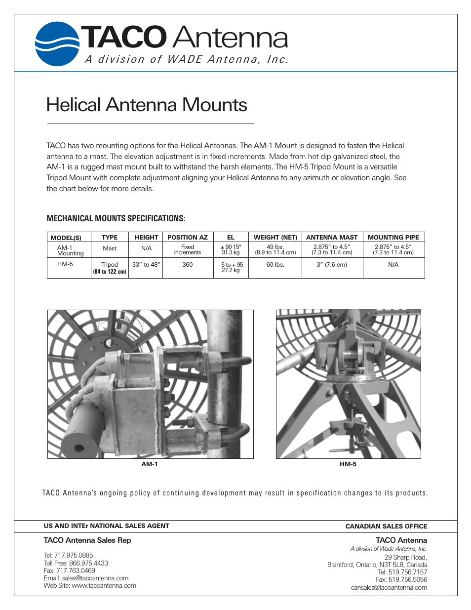 Helical Mounts AM-1