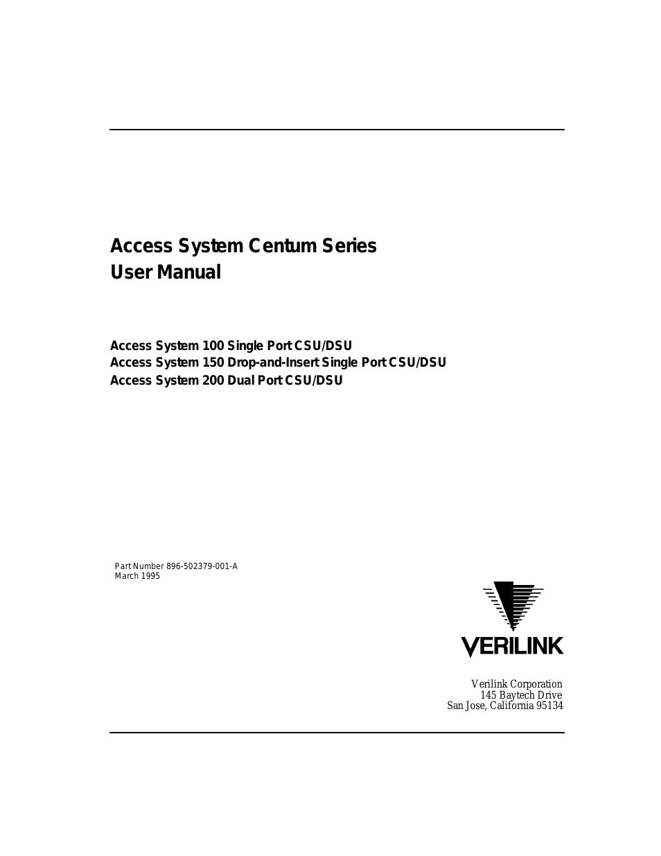 AS150 (896-502379-001) Product Manual
