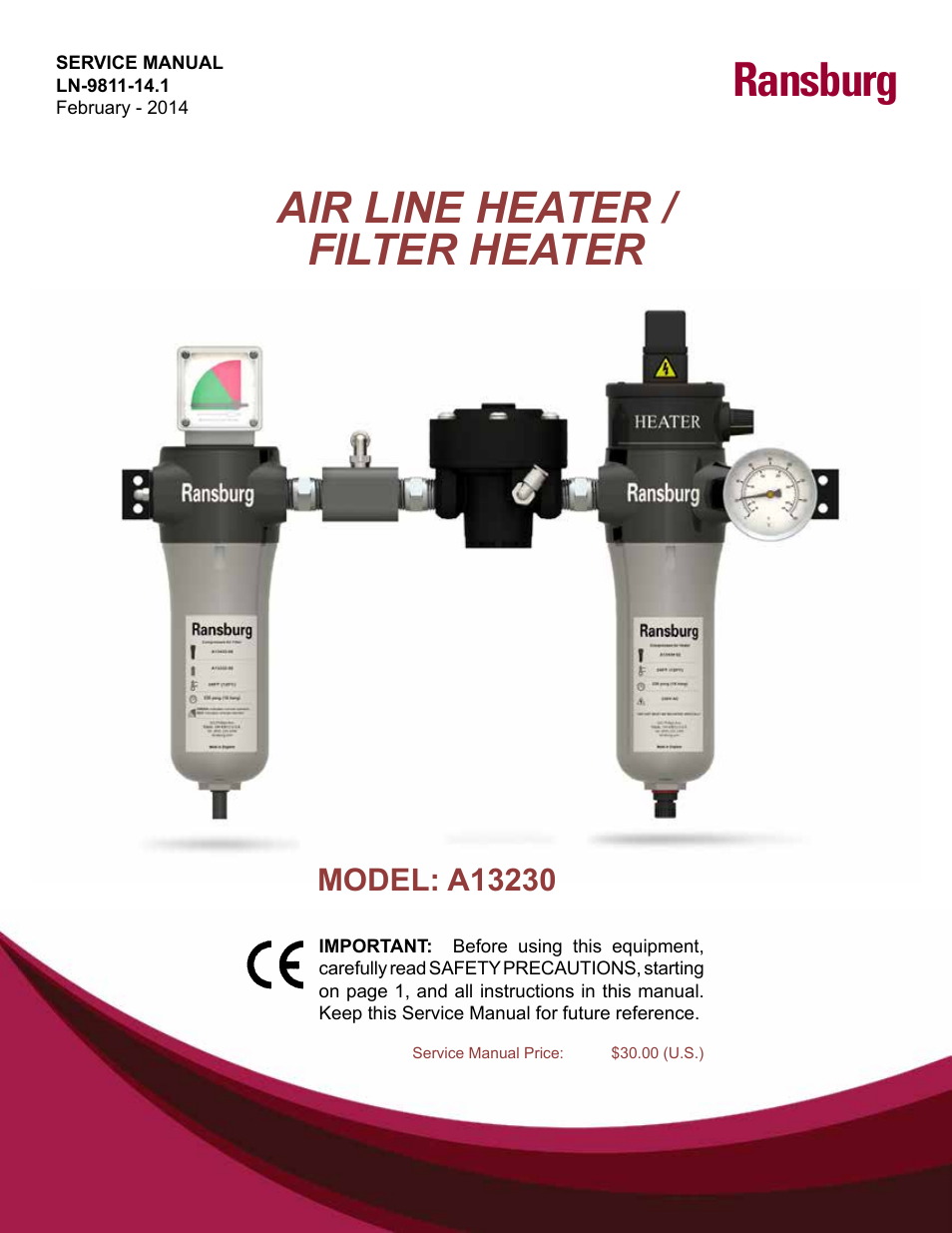 Air Line and Filter Heater A13230