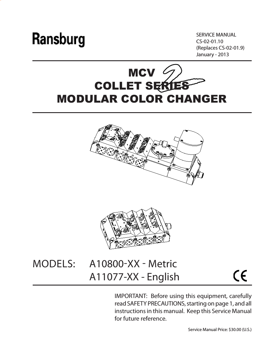 MCV2 Modular Color Changer A10800-XX_A11077-XX