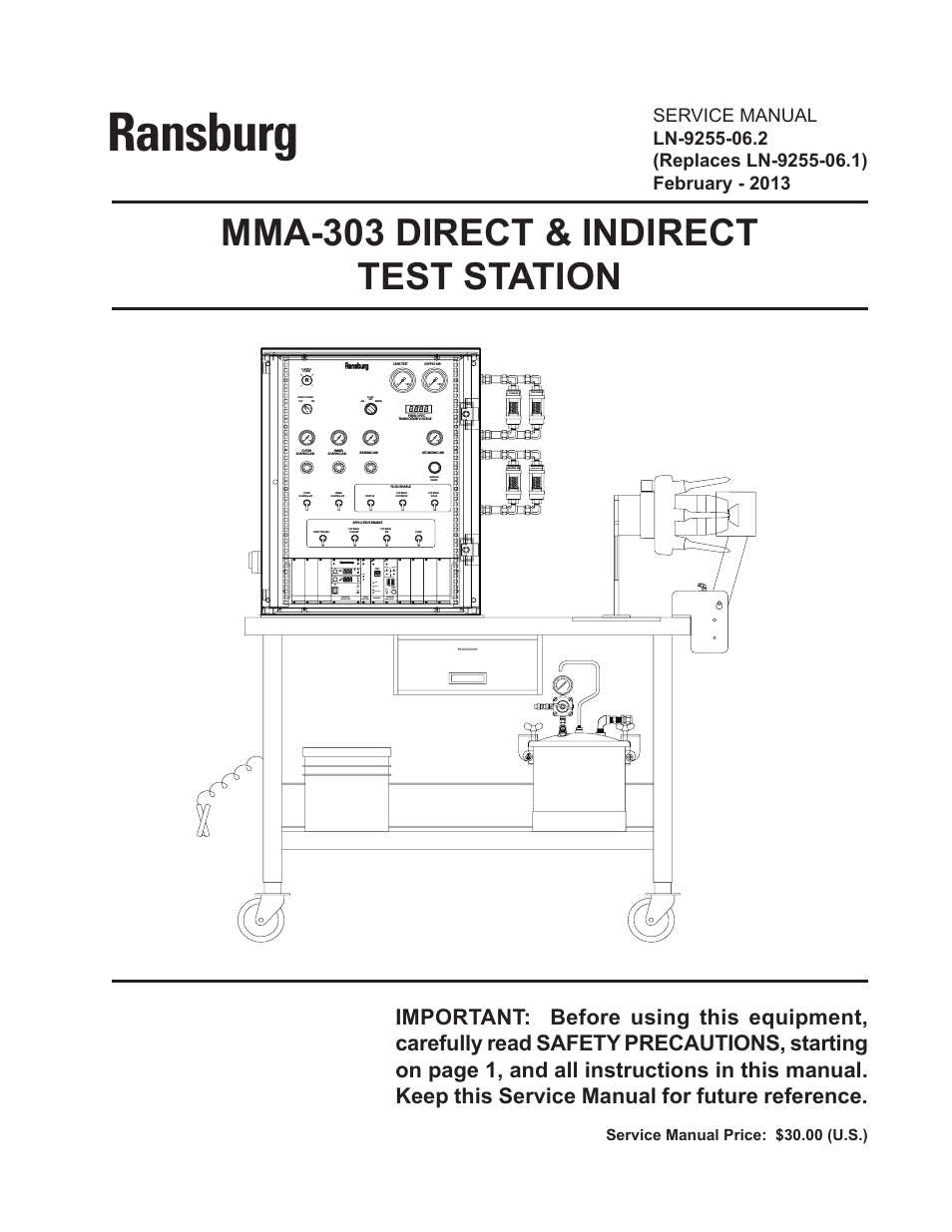 MMA-303 Direct_Ind Test Stand