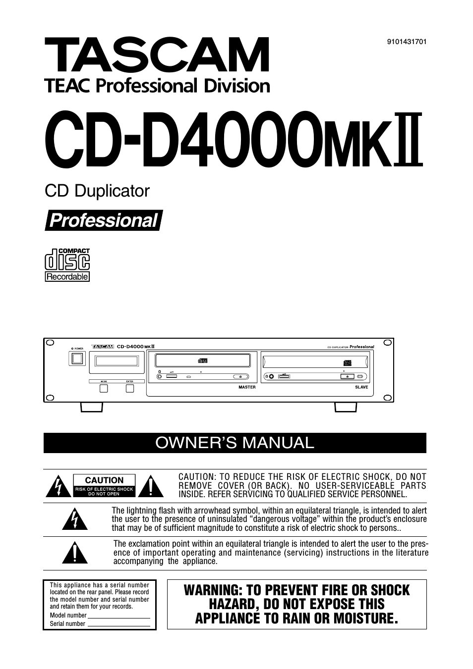 CD-D4000 MKII