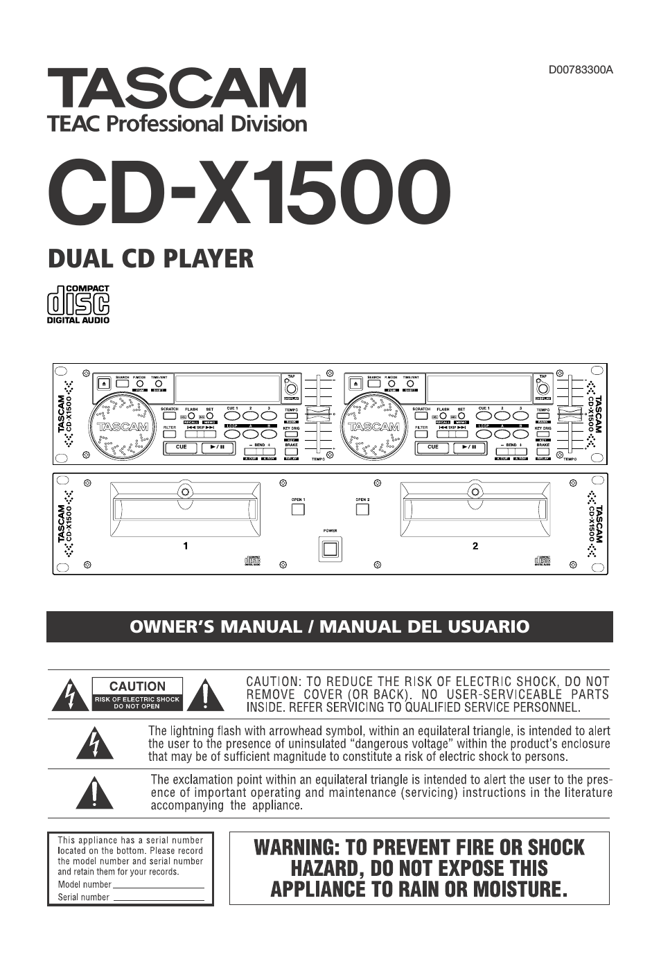 CD-X1500
