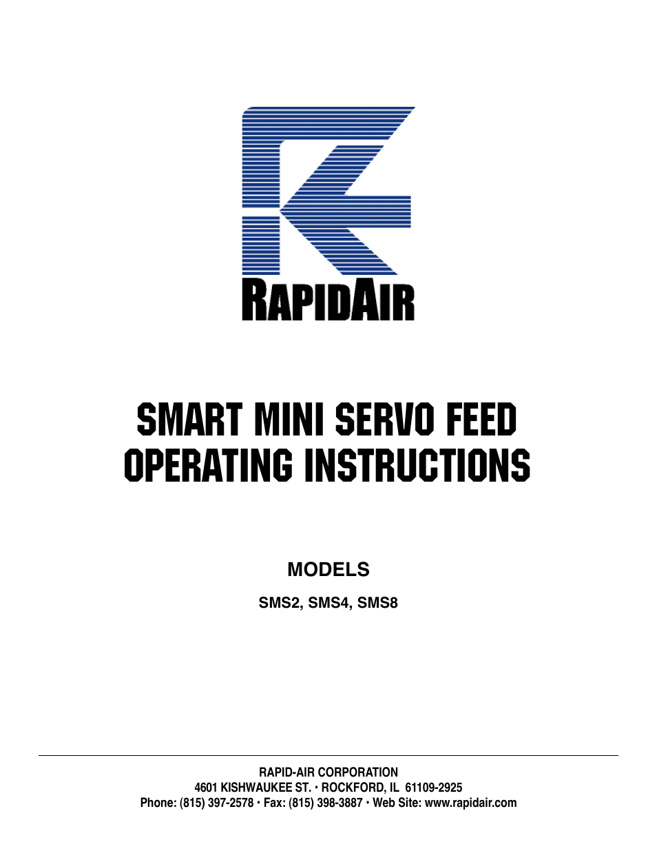 SMART MINI-SERVO FEED: SMS2, SMS4, SMS8