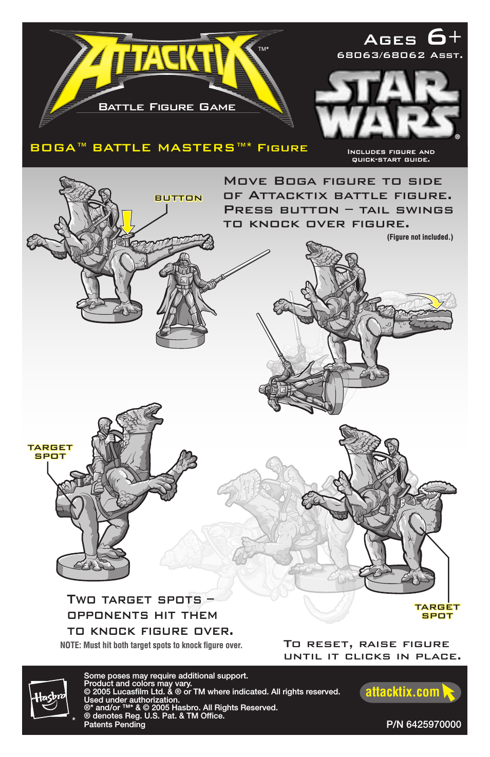Attacktix Battle Figure Game 68063