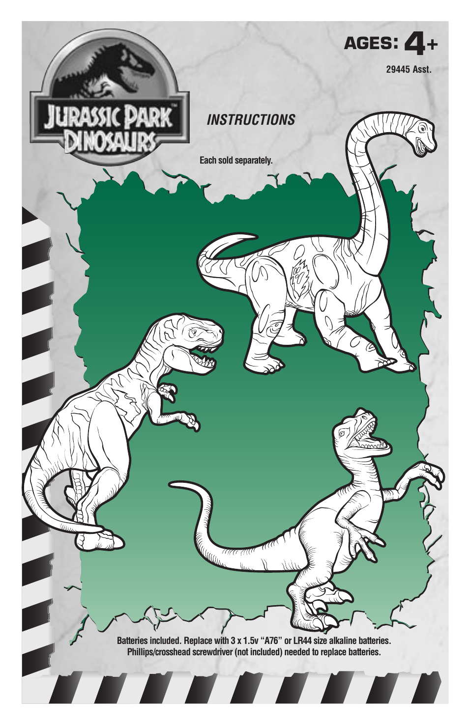 Jurassic Park Dinosaurs 29445