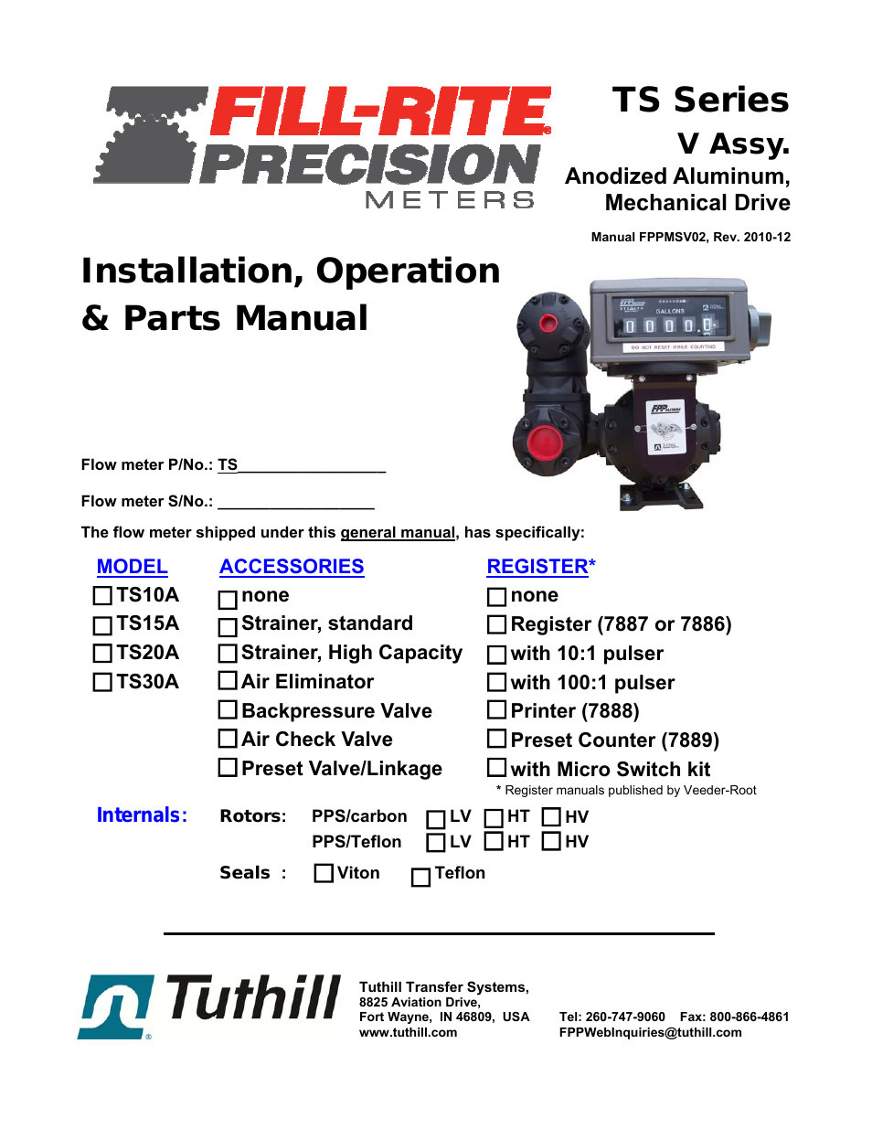 TS AA Mechanical Precision Meter
