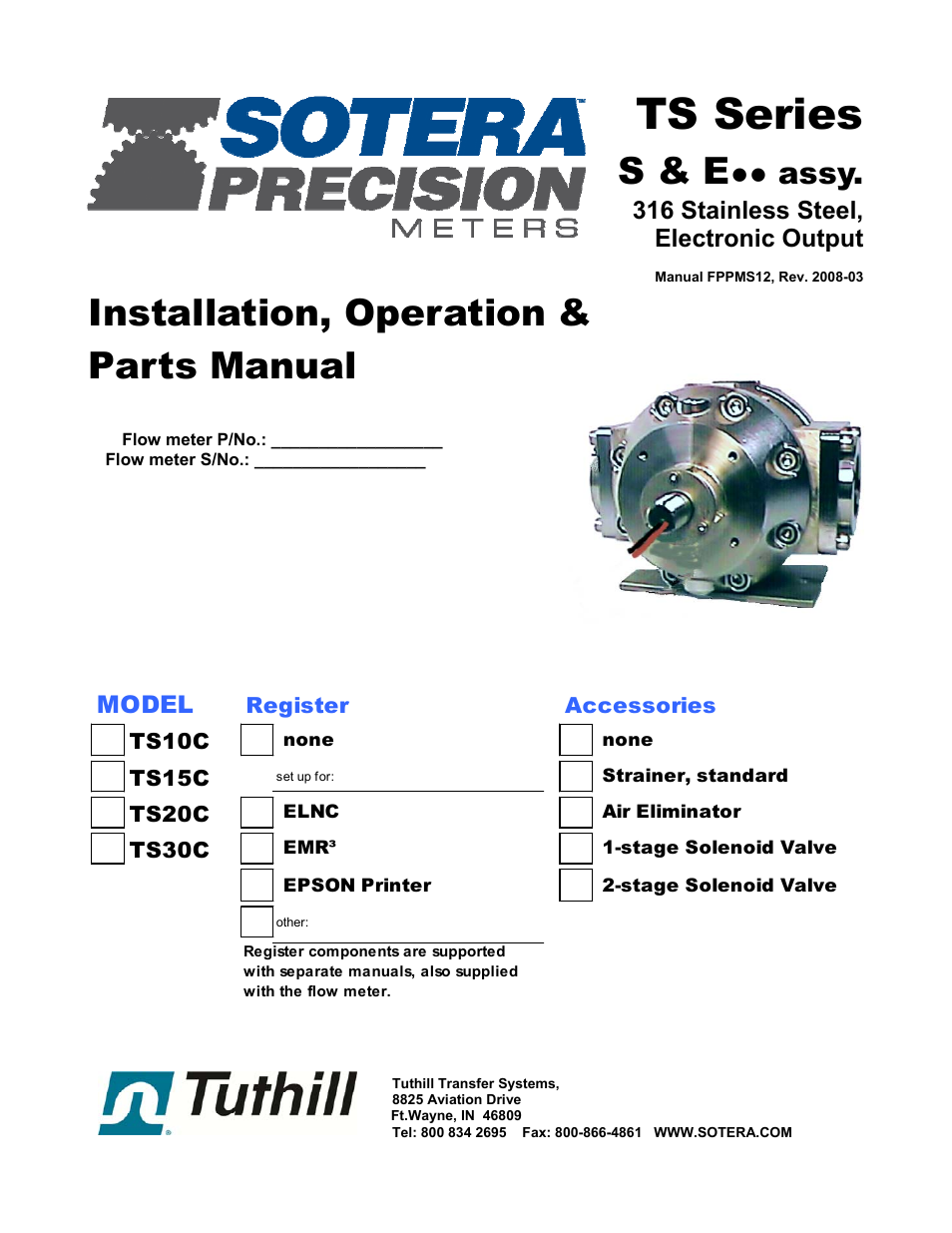 TS SS Electronic Precision Meter