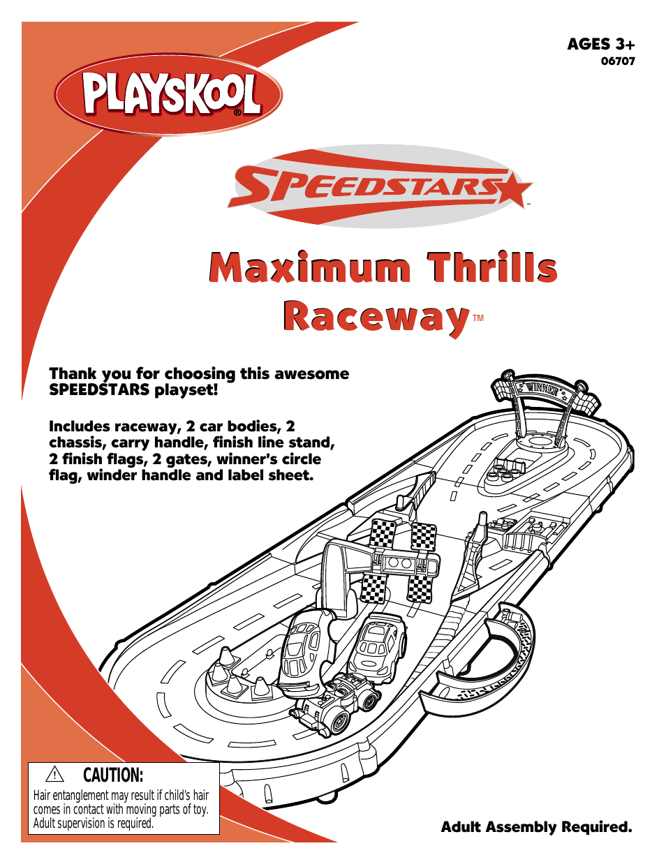 Speedstars Maximum Thrills Raceway 06707