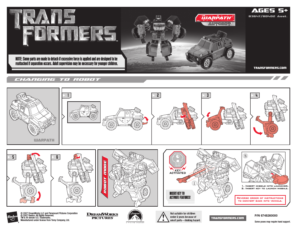 Transformers 80402 Asst.