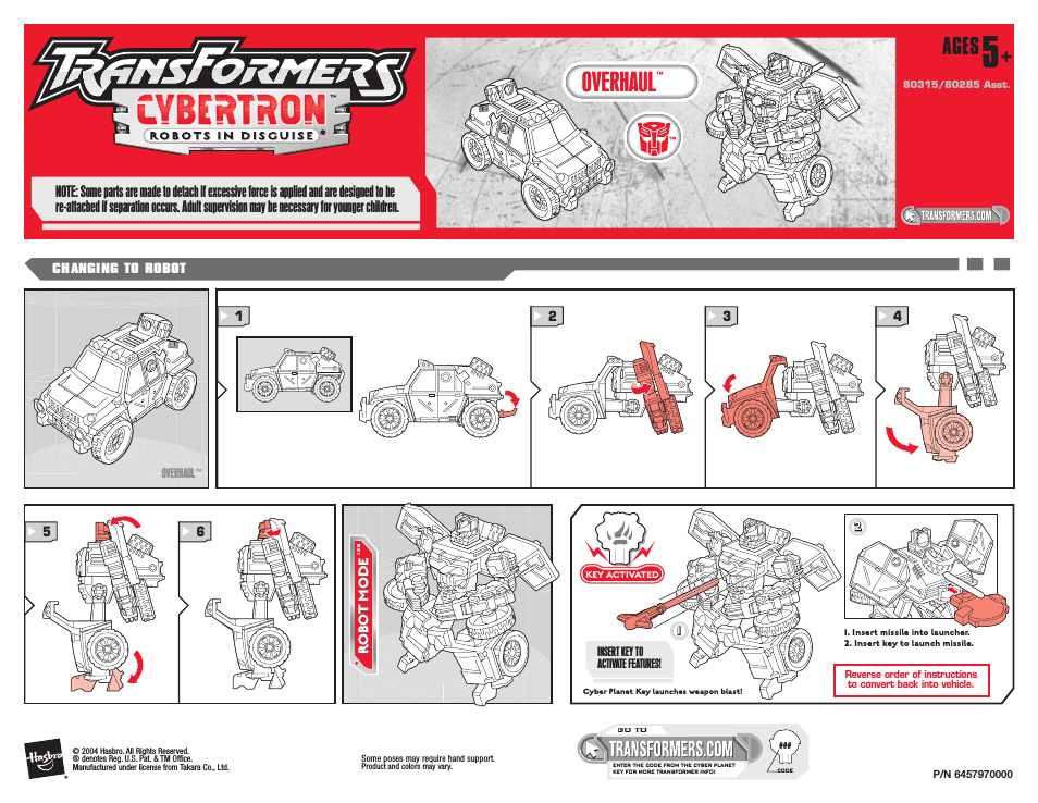 Transformers Cybertron 80315