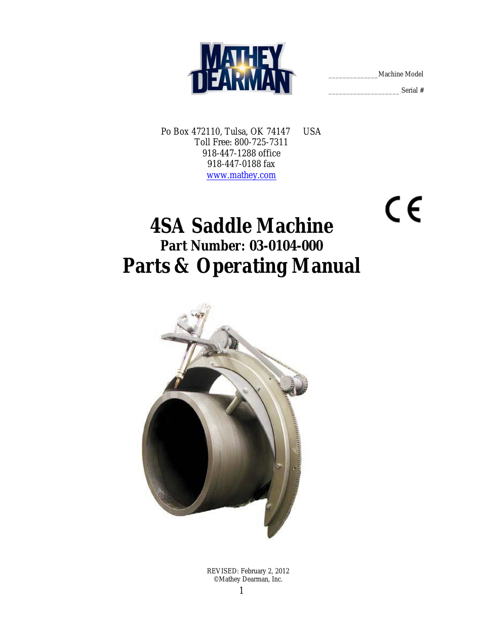 4SA Saddle Machine