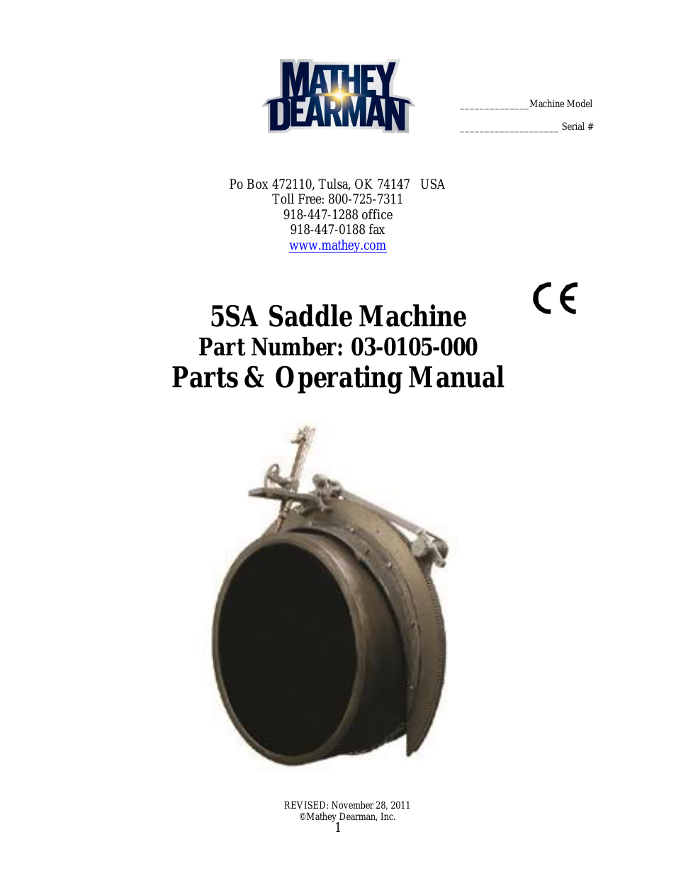 5SA Saddle Machine
