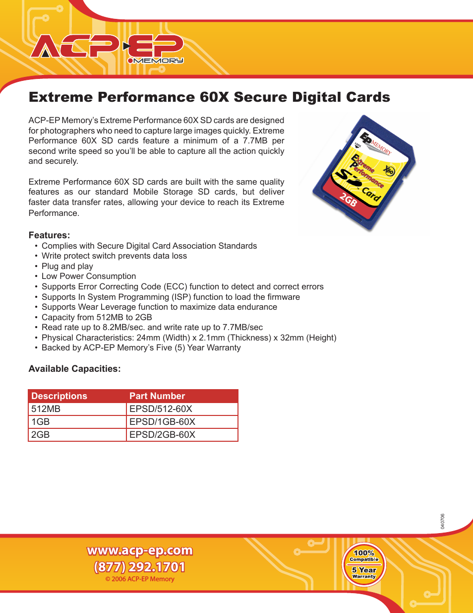 Extreme Performance EPSD/1GB-60X