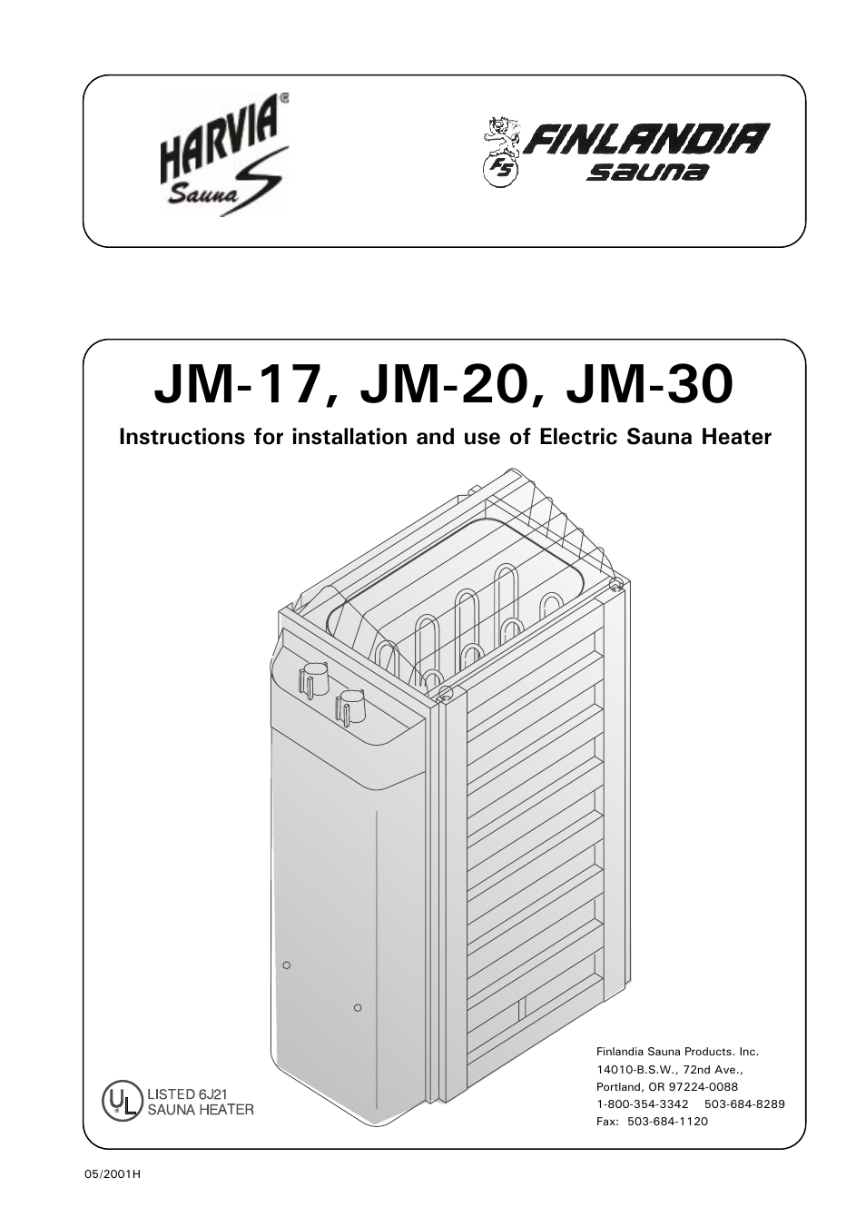 ELECTRIC SAUNA HEATER JM-17