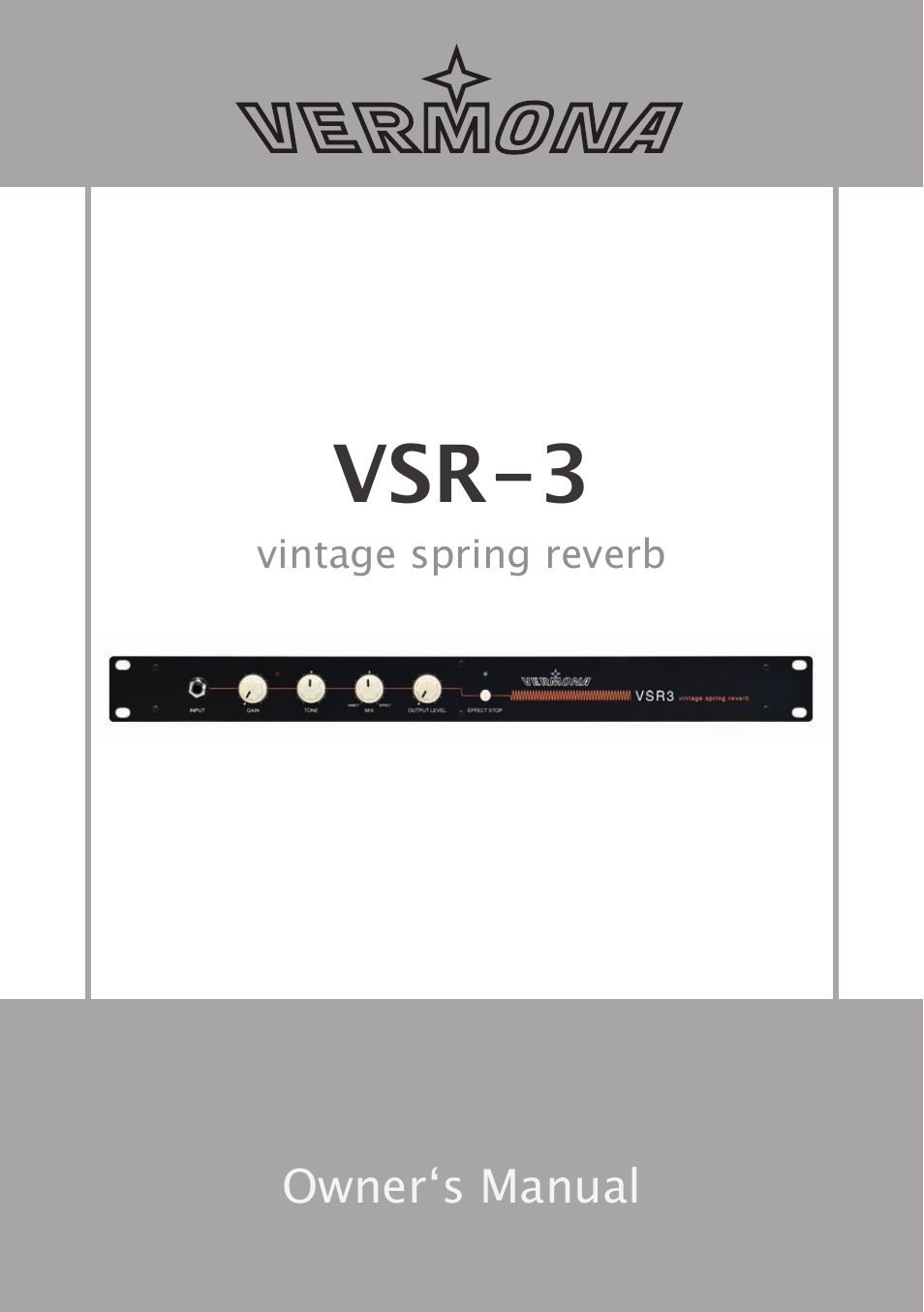 VSR-3 - vintage spring reverb