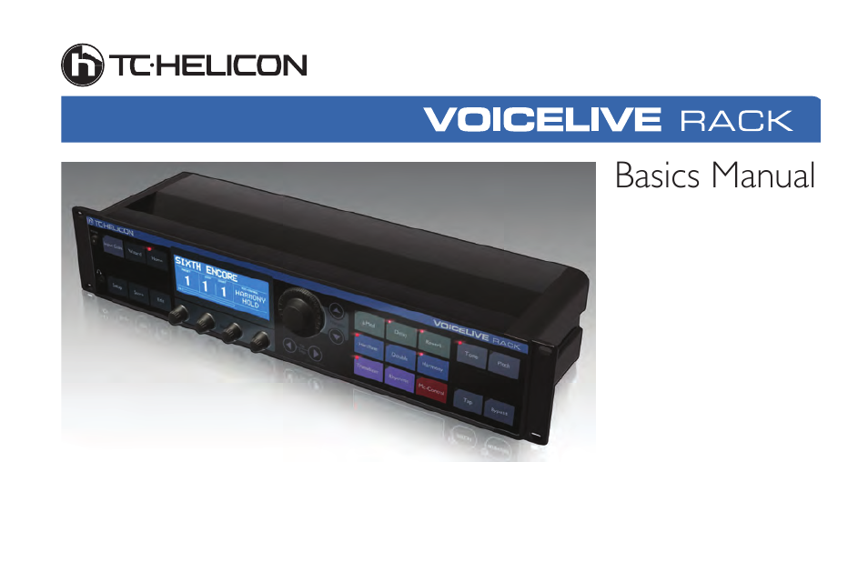 VoiceLive Rack - Basics Manual