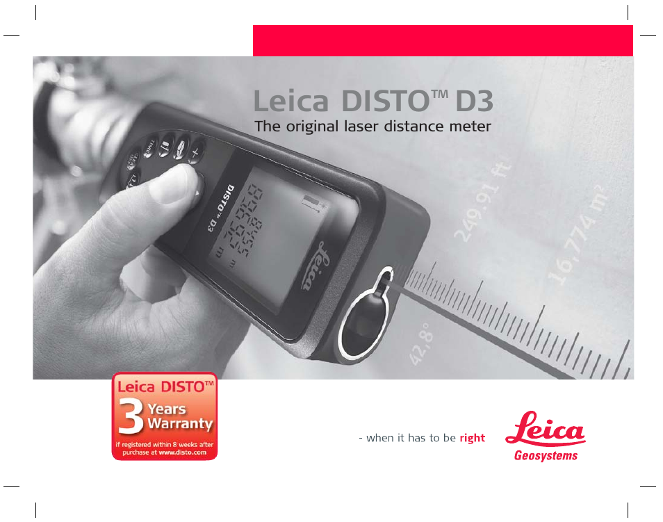 Leica DISTO D3