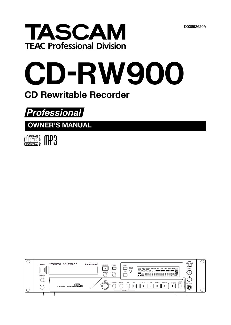 CD-RW900CD