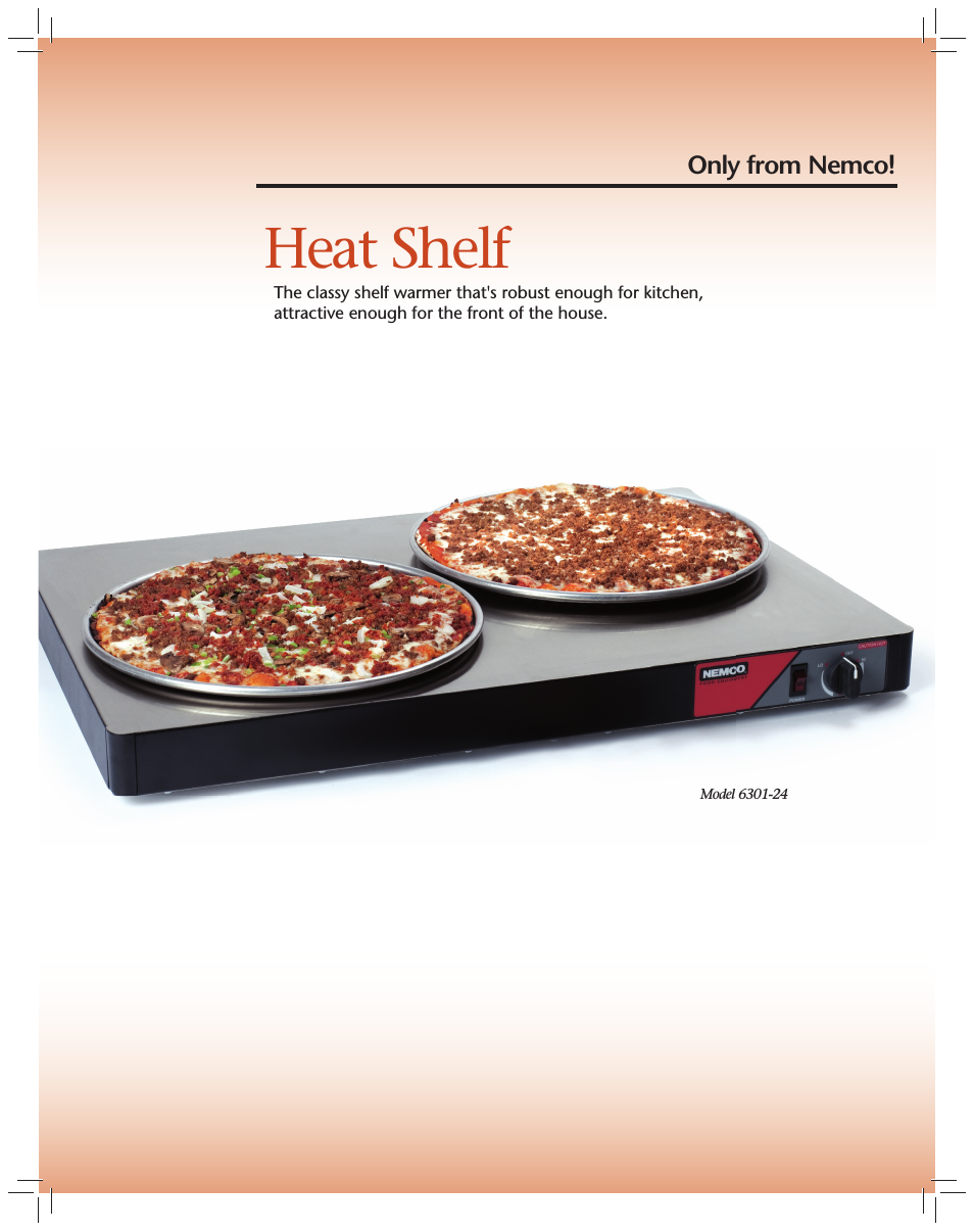 Heat Shelf - Spec Sheet