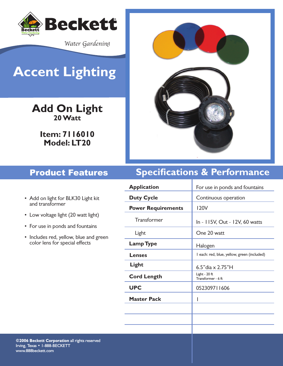 Accent Lighting LT20
