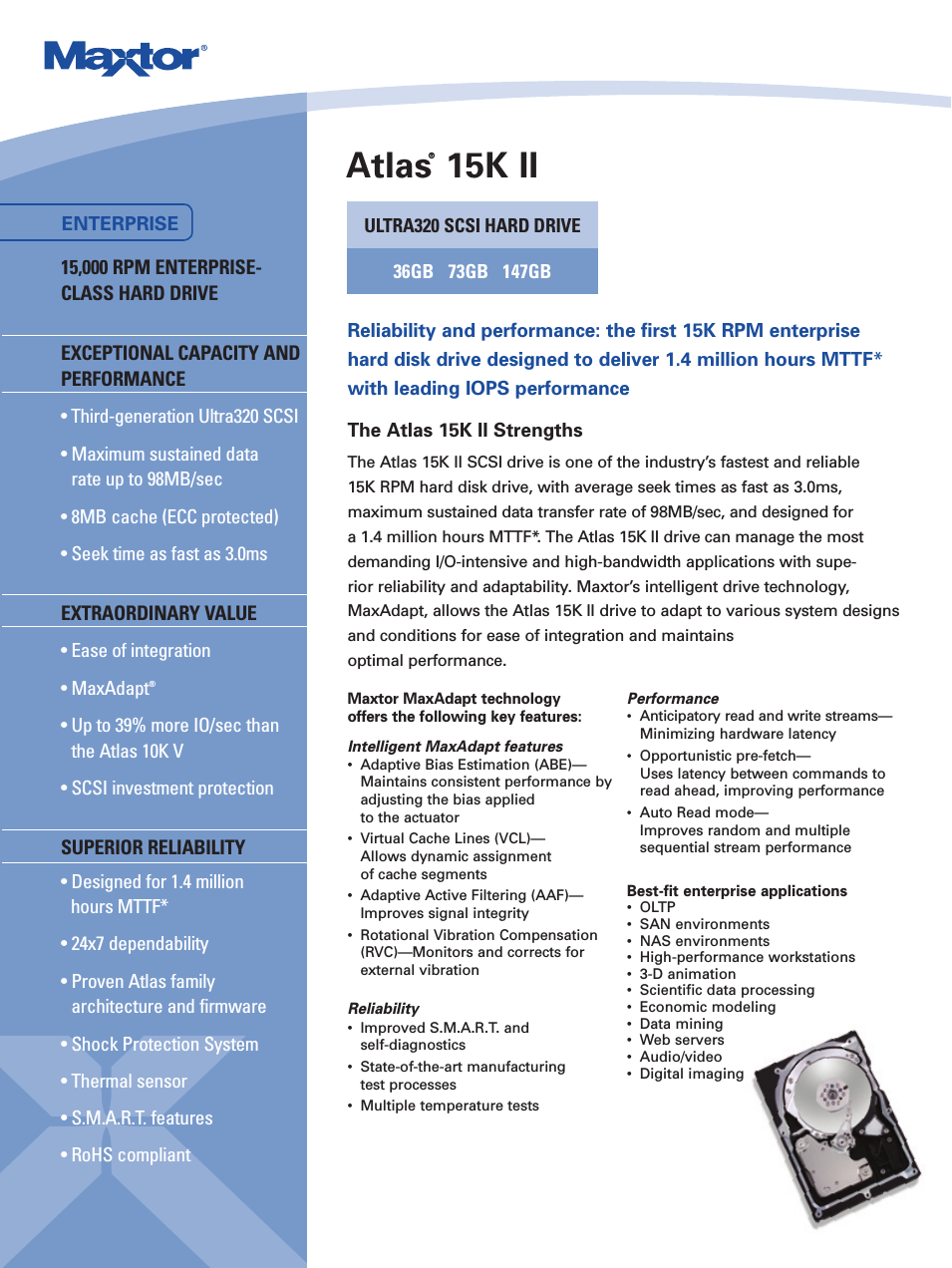 Atlas SCSI Drive 15K II