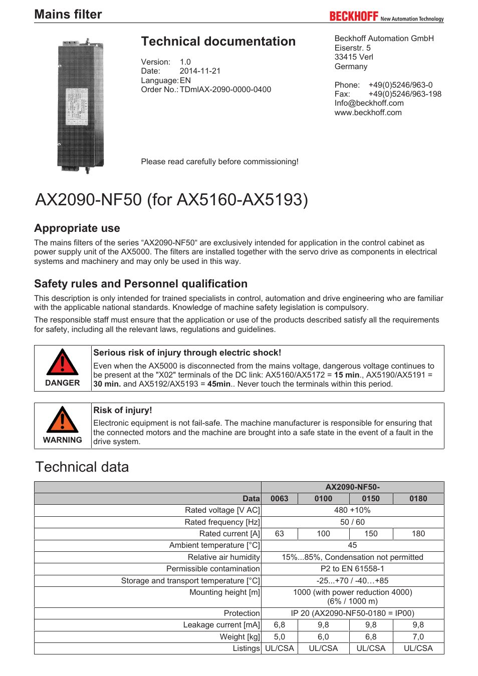 AX2090-NF50
