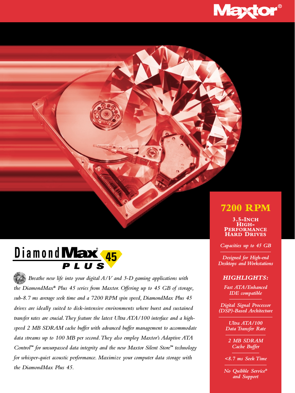 DiamondMax Plus 45 Series