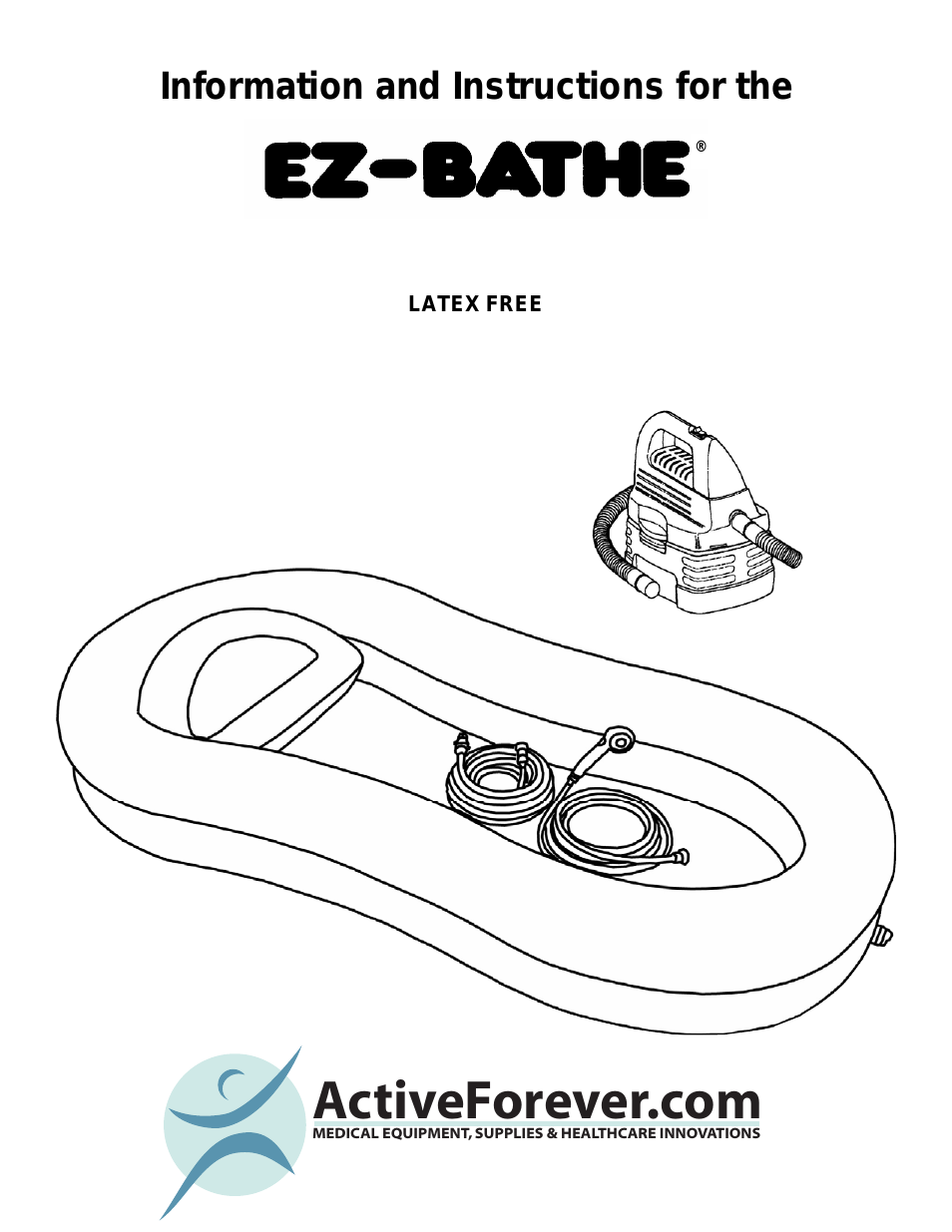 EZ Bathe Inflatable Tub