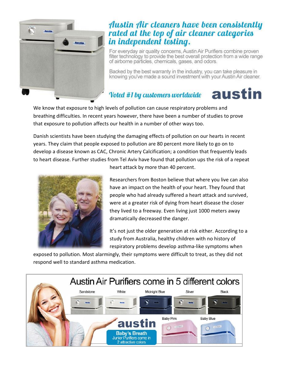 Austin Allergy Machine Air Filter