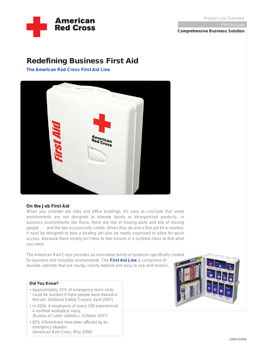 Red Cross SmartCompliance General Workplace Cabinet