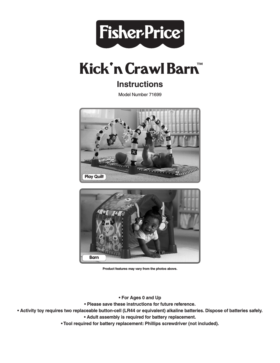 KICK`N CRAWL BARN 71699
