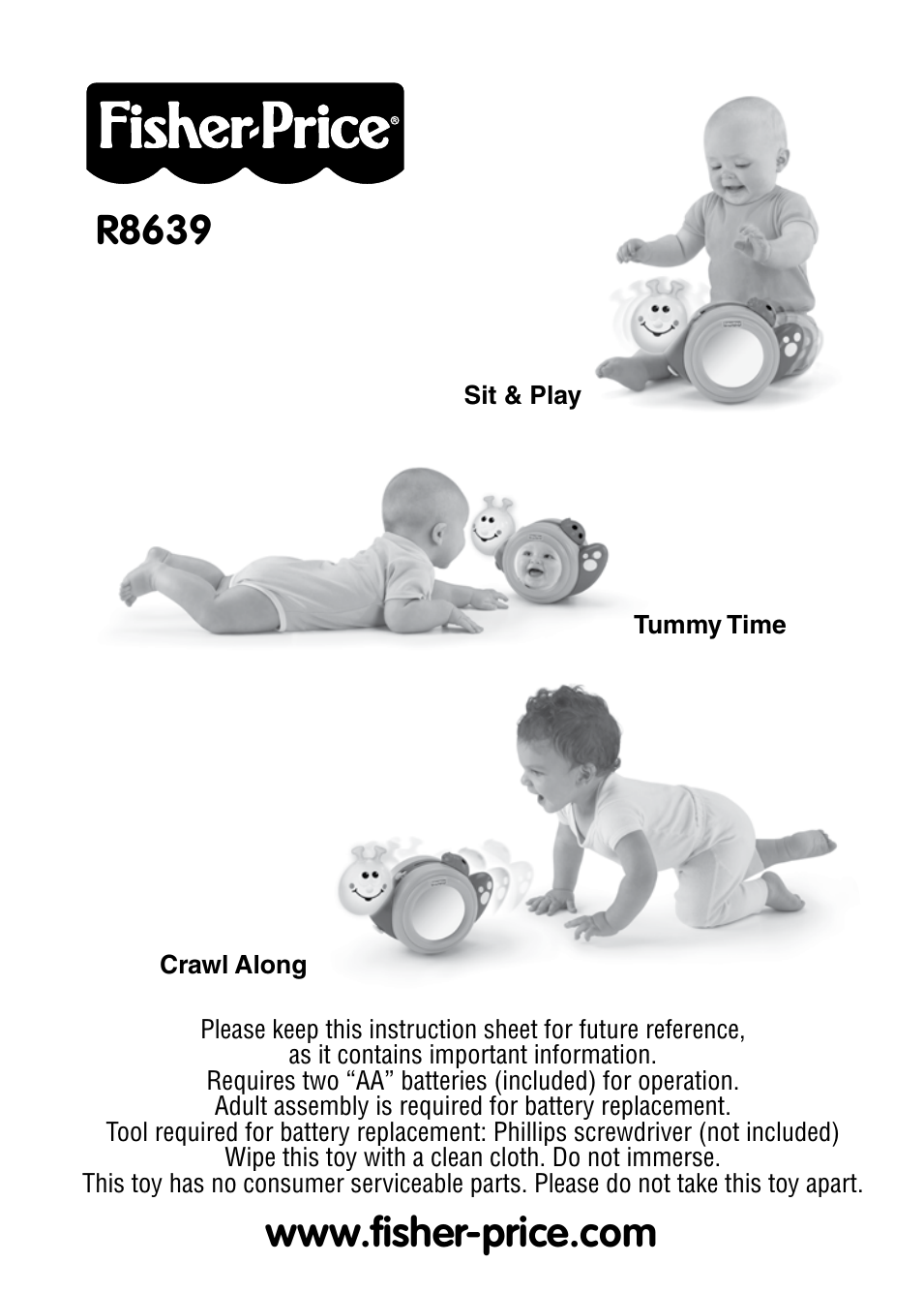 Tummy Time Crawl Along Sit & Play R8639