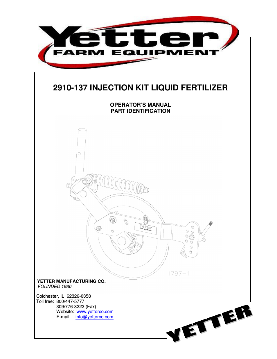 2910-137 High Clearance Injector Kit