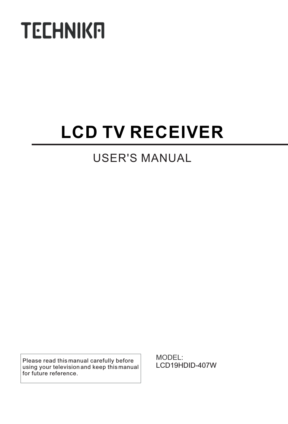 LCD 19 HDID-407W