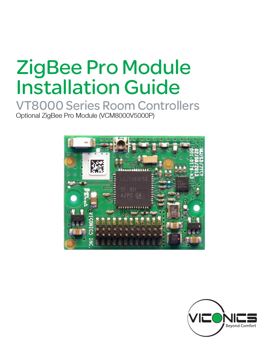 VCM8000V5045P (ZigBee Pro) Installation Guide for Zigbee Pro Module