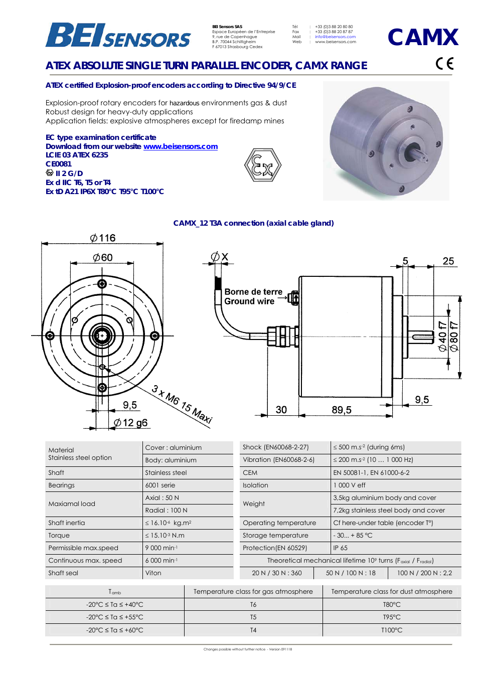 CAMX Absolute Flame Proof Encoder