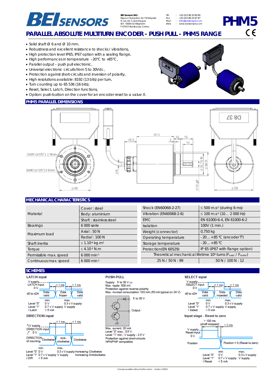 PHM5 Absolute Hollow Shaft Encoder