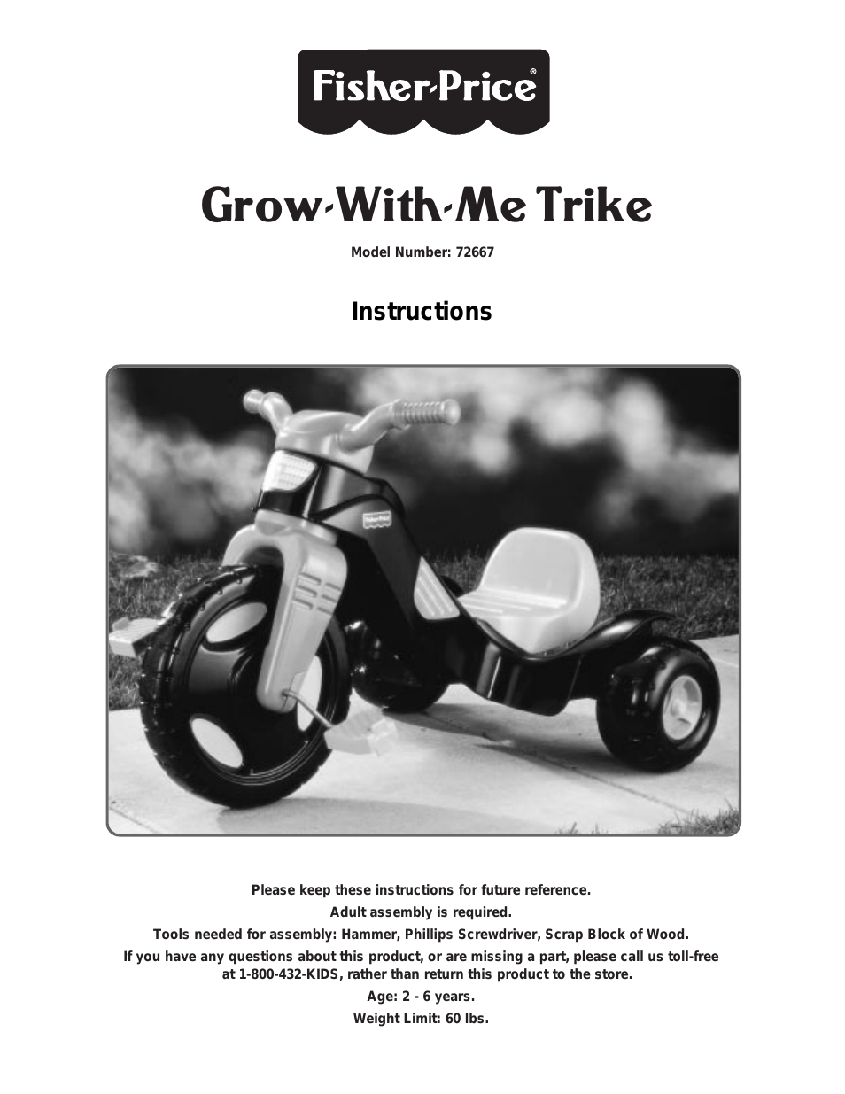 GROW-WITH-ME TRIKE 72667